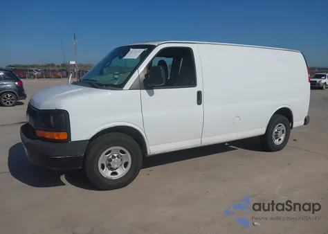 2013 Chevrolet Express 2500 Work Van from USA, damaged, VIN 1GCWGFCA0D1184837
